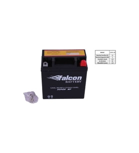 FALCON KMT ÇELİK 100 12-V 5 AHR (12N5L-BS) KURU AKÜ (CUB-YBR) ORJ ORİJİNAL