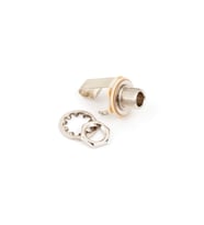 Fender 0021956049 1/4 2-Conductor Gitar Çıkış Jakı (Aksesuar) Montaj Donanımı Dahil, Dayanıklı Metal Yapı, Standart Gitar Çıkışı