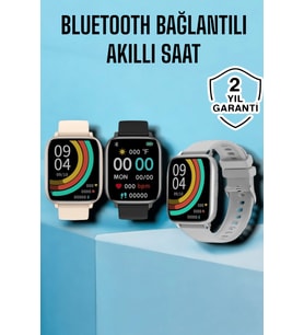 Titreşimli, Sağlık Takipli, Yeni Nesil Akıllı Saat 400Mah Batarya Kapasiteli
