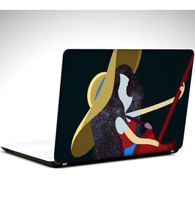 Gitar Laptop Sticker 17 inch (39X27CM)