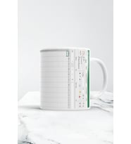 Excel Sütun Muhasebeci Kupa Bardak