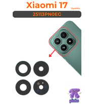 Xiaomi Mi 17 Arka Kamera Camı Lensi Yapışkanlı Dış Cam 25113PN0EG Uyumlu