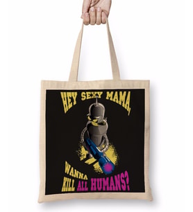 Bender Wanna Kill All Humans Bez Çanta Uzun Saplı