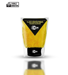 CEM CAR CARE Mikrofiber Yıkama Ve Pasta Eldiveni
