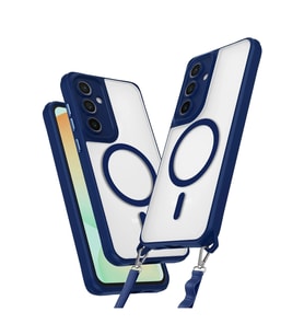 Durukar® Samsung Galaxy S23 FE Kılıf Enka Magsafe Silikon Kılıf - Lacivert