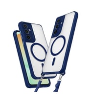 Durukar® Samsung Galaxy S23 FE Kılıf Enka Magsafe Silikon Kılıf - Lacivert