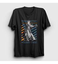 Presmono Unisex Siyah Rudeus Greyrat Mushoku Tensei T-Shirt 551163tt