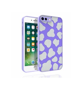 Apple iPhone 7 Plus Uyumlu Kılıf Desenli Kamera Korumalı Parlak Zore Nora Kapak (Model 6)