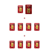 Nadir Gold 24 Ayar 14 Gram Külçe Altın (1 Adet 5 Gram Külçe Altın + 9 Adet 1 Gram Külçe Altın )