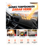 CHEVROLET CAPTİVA (2008-2011) Uyumlu Torpido Koruma Örtüsü Oto Kılıfı - Siyah