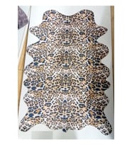 Acassia Home Baskılı Kaymaz Deri Taban Leopar Post (160x200)