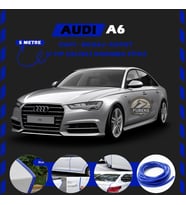 Audi A6  Oto Araç Kapı Koruma Fitili 5metre Parlak Mavi Renk