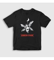 Presmono Unisex Çocuk Siyah Hybrid Theory Linkin Park T-Shirt 97541tt
