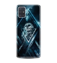 Samsung a71 A72 A73 A7 A9 2018 C7 C9 Kılıf Desenli Silikon Old Owl 1649