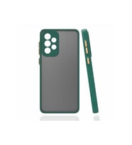 Samsung Galaxy A72 Uyumlu Kılıf Zore Hux Kapak (Koyu Yeşil)