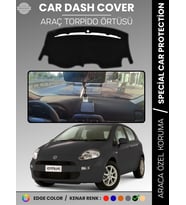 FIAT PUNTO GRANDE (2005-2018) Torpido Örtüsü Torpido Koruma Tam Uyum Kaymaz Kolay Montaj