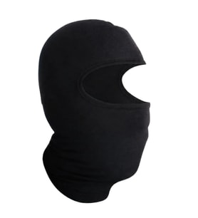 Wak Unisex Düz Siyah Balaklava 1 Adet Tek Beden Viskoz Kask İçi Motosiklet Outdoor Maske