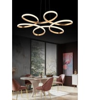 İstanbul Avize Megie Gold Beyaz Power Led Lüx Modern Ledli Avize