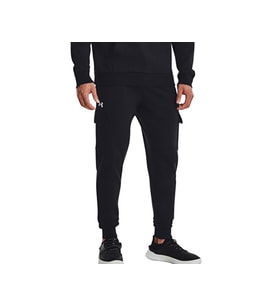 Under Armour Ua Rival Fleece Cargo Jogger Erkek Günlük Kargo Eşofman Altı 1382134-001 Siyah