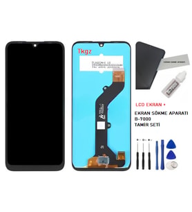 Infinix HOT 20İ Uyumlu Lcd Ekran Dokunmatik Servis Lcd + B-7000 + TAMİR SETİ