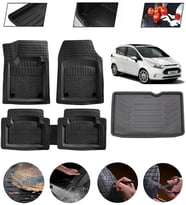 Ford B-Max Uyumlu Paspas Araca Özel Bagaj Havuzu MBS Siyah