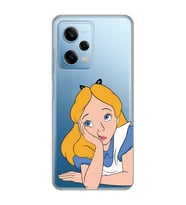 Redmi Note 12 Pro 5G Uyumlu Alice Tasarımlı Şeffaf Telefon Kılıfı
