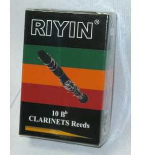 Riyin GKK1 Standart Bb Klarnet Kamışı No: 1.0 (Başlangıç) - 10'lu Paket  Si Bemol Klarnet İçin Uygun Başlangıç ve Ekonomik Paket