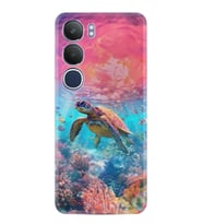 Vivo Y19S Kılıf Boutique Baskılı Resimli Kaplumbağa Pcode -065