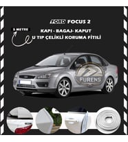 Ford Focus 2 Oto Araç Kapı Koruma Fitili 5metre Parlak Beyaz Renk