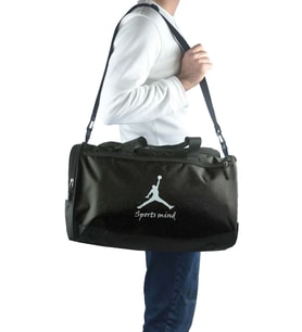 Bagorama TIGHT Unisex Kumaş 46 Cm Seyahat Spor Çanta El ve Omuz Valizi (Siyah)