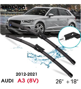 Audi A3 Ön Cam Muz Silecek Seti 2012-2021