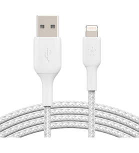 Belkin Örgülü Lightning Kablosu (Iphone, Ipad, Airpods Için Boost Charge Lightning/Usb Kablosu) Mfi (Çok Renkli)