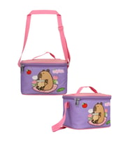 Capybara İlkokul Termal Beslenme Çantası – Mor & Pembe 23 × 15 × 16