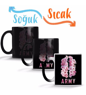 Bts Army Kpop Sihirli Kupa Bardak Porselen