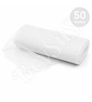 Süsleme Tülü Beyaz Kristal Tül 50 m