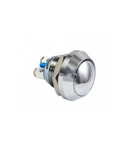 D81 12mm Metal Buton Yaylı Ledsiz