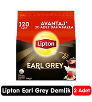 Lipton Earl Grey Demlik Poşet Çay 120 Adet 2 Paket