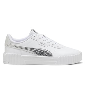 Puma Carina 3.0 Metallic Whisper Beyaz Kadın Sneaker 404511-01
