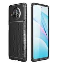Mi 10T Lite Kılıf Auto Focus Karbon Kapak - Siyah
