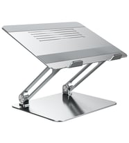 TriLine Full Alüminyum Ayarlanabilir MacBook Laptop Standı 10-17 inç (Gri)