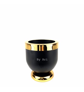 SİYAH GOLD METAL VAZO-VZ112-1