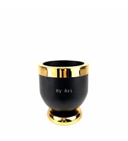 SİYAH GOLD METAL VAZO-VZ112-1