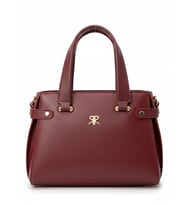 Polo Of Colors Kadın Yumuşak Suni Deri Büyük Boy El Omuz Çantamız (30*23 cm) (Bordo)