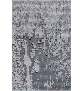 Eliana Home Baskılı, Yıkanabilir Kaymaz Taban Salon Halısı LNA1271 100x150 cm (Gri)