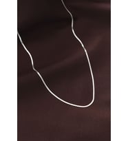 Çelik Gümüş Renk 60 cm İnce İtalyan Zincir Kolye