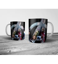 Pixxa Avengers Yenilmezler Logo Kupa Bardak Model 1