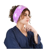 Makyaj Temizliği ve Kış Konforu İçin Polar Saç Bandı (Pembe)