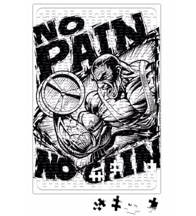 No Pain No Gain Puzzle 240 Parça Yapboz