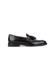 Shoetyle - Siyah Açma Deri Püsküllü Erkek Klasik Ayakkabı 250-7951
