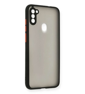 Galaxy A11 Kılıf Montreal Silikon Kapak - Siyah